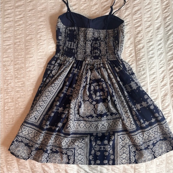 Band of Gypsies Navy and White Summer Dress - Picture 9 of 9
